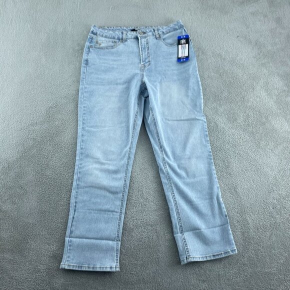 Frye Denim - Frye Womens Stevie Wash Jeans Size 10/30 Light Blue Mid-Rise Cropped NWT 3036